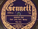 Gennett 5486 Ferd JELLY ROLL Morton NEW ORLEANS JOYS   Jazz 78 rpm  1924 E