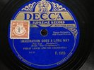PHILIP LEWIS & HIS ORCH - ‘IMAGINATION GOES A LONG WAY’ 1929 DECCA 78, AHOLA