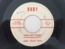 North Carolina Bluegrass 45 RUBY VALLEY BOYS Love Like Yours RUBY  hear