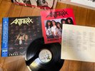 ANTHRAX -among the living 1ST PRESS JAPAN LP 1987 +OBI  metallica