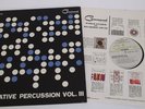Clean  1961 Provocative Percussion Vol. III LP Josef Albers Cover Art w/ Sleeve