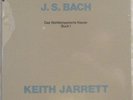 BACH Das Wohltemperierte Klavier Buch 1 (Well-Tempered Clavier 2LP Keith JARRETT