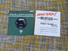 The Beatles vinyl single ticket to ride factory sample promo + news flash insert