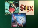 Styx 3x Pak 1st/ II/ Man Of Miracle's Now Rare Early Records VG/ Ex Cn