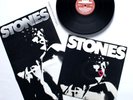 THE ROLLINGS STONES LP VINYL RECORD+POSTER WARHOL STYLE POP ART COVER 1976 RARE