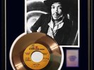 JIMI HENDRIX PURPLE HAZE  45 RPM GOLD METALIZED RECORD RARE  NON RIAA AWARD