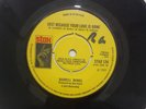 DARRELL BANKS Just Because Your Love Is Gone 1969 UK Stax 45 Plays great