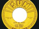 LITTLE JUNIOR'S BLUE FLAMES - Love My Baby / Mystery Train - SUN - Blues 45