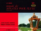 ERATO STE 50121/2  ED1 FRANCE - RAMPAL / VEYRON LACROIX - BACH FLUTE SON. 2LP NM