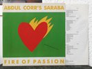 Abdul Corr's Saraba – Fire Of Passion   Lp  vg+  1990   OIS