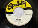 LARRY WILLIAMS: Bad Boy 1959 SPECIALTY R&B Rock’n’Roll 45 EX (Beatles)