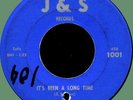 BABY WASHINGTON It's Been a Long Time / Or Leave Me Alone 45rpm J&S 1963 doo-wop