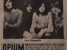 LED  ZEPPELIN OPIUM MORPHINE and LIQUOR - Super Rare - 45rpm - Vinyl -