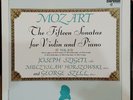 MOZART 15 Sonatas for Violin & Piano 3LP Vol. II NM Szigeti, Horszowski, Szell