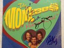 THE MONKEES HEART & SOUL PINK VINYL 45 SIGNED BY PETER TORK MICKY & DAVY JONES