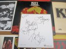 KISS – THE ORIGINAL Japan add PROMO autograph copy from VICTOR Japan