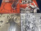 NOFX Ribbed Live in a Dive LP Vinyl record longest line the decline red rock lot