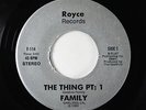 Funk Electro Novelty 45 - Family - The Thing - Royce - mp3 - rare