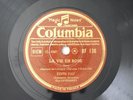 Edith Piaf La Vie en Rose 78RPM Columbia BF 136