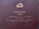 Rare Indian Bruno Walter Brahms Op68 C Minor Vienna PO HMV DB8337/41 (5x78rpm)