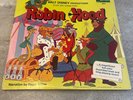 Walt Disney Robin Hood OST LP Disneyland + Book Stereo Roger Miller VG