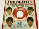 Beatles We Wish You A Merry Christmas Vee Jay P/S Oldies 45 Want Know A Secret