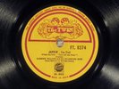 78 RPM Clarence Williams Washboard Band, Twin FT.8374, E-V+ Jazz - Indian label
