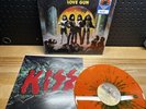 Kiss Love Gun Walmart Exclusive Tangerine Aqua Splatter Colored Vinyl