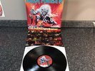 LP VINYL IRON MAIDEN ALBUM A REAL LIVE ONE EMD 1042 UK 1ST PRESS 1993 EX/EX-