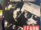 Verbal Assault “learn” 12” Vinyl LP Record HxC Legends Positive Force VG+