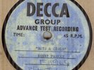 BENNY PARKER*BOYS AND GIRLS*ACETATE**BEAT*JOE MEEK*SINGLE SIDED*DECCA LABEL*HEAR