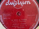italian pop 78 RPM- AURELIO FIERRO-io sono il vento-rare 1950's israeli pressing