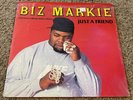 1989 Biz Markie 12” Single LP - Just A Friend, Coke Chillin’, VG+/VG+ Shrinkwrap
