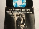 1965 45 RPM W/ PIC SLEEVE THE ROLLING STONES AS TEARS GO BY LONDON RECORDS