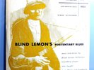 BLIND LEMON JEFFERSON PENITENTIARY BLUES MEGA-RARE ORIG'52 RIVERSIDE 10