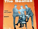 THE BEATLES 45 RPM TWIST AND SHOUT/MISERY QMSP 16352 ITALY RARE BLACK LABEL