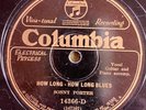 Columbia 14366D SONNY PORTER How Long How Long  Blues 78rpm 1928 E-