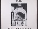 MAURIZIO BIANCHI (M.B.): das testament MECTPYO 12