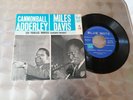 EP MILES DAVIS/CANNONBALL - LES FEUILLES MORTES - BLUE NOTE 45.1737 -