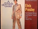 ELVIS PRESLEY A Touch Of Gold RCA EPA 5088 VG+ Maroon LBL 45 RPM M-  + fan card