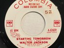 WALTER JACKSON Then Only Then 1963 COLUMBIA 7 PROMO CHICAGO NORTHERN SOUL USA 45