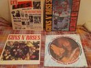 4 VINILI 33 GIRI GUNS N' ROSES appetite for destruction like a suicide GN'R LIES