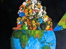 BLACK VELVET - People Of The World Psych Blues rare LP PYE NSPL 18392 Ex / Ex+