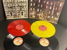 LED ZEPPELIN PHYSICAL GRAFFITI 4 LP VINYL SET RED & YELLOW R1-535339