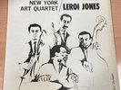 NEWYORK ART QUINTET/ LEROI JONES - UK FONTANA LP - STL 5521