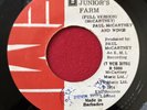 PAUL McCARTNEY _ Barbados _ Junior's Farm 45 WINGS  Caribbean Press THE BEATLES