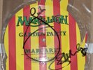 Marillion Signed Garden Party Cut To Shape Picture Disc