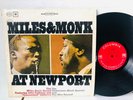 MILES DAVIS & THELONIOUS MONK at NEWPORT - Columbia 360 STEREO VINYL LP 1964
