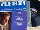 WILLIE NELSON AND THEN I WROTE LP RECORD Vinyl MONO ORIGINAL 60s LRP 3239