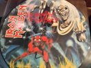 iron maiden picture disc vinyl original Number of The Beast 1982..